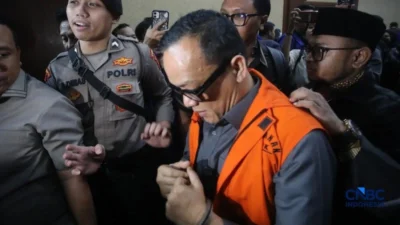 Eks Wamenaker Noel Divonis 4,5 Tahun Penjara dalam Kasus Pemerasan Sertifikasi K3