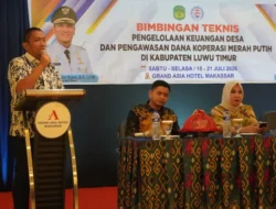 Bimtek Keuangan Desa dan Koperasi Merah Putih, Irwan Dorong Implementasi 125 Desa di Lutim