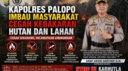 Kapolres Palopo Ajak Warga Tingkatkan Kewaspadaan Cegah Karhutla, Ingatkan Ancaman Sanksi Pidana
