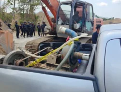 Polres Luwu Tertibkan PETI di Bajo Barat, 3 Ekskavator dan 8 Mesin Alkom Disita