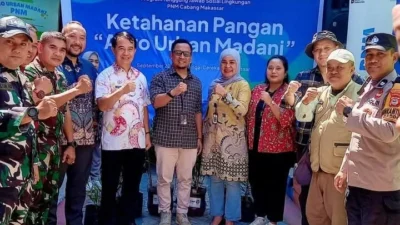 PNM Makassar dan Yayasan Butta Panrita Salurkan Bantuan Ketahanan Pangan, Lurah Gaddong Katakan Ini